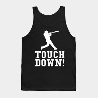 Funny Touchdown Baseball Football Sports Gift Tank Top